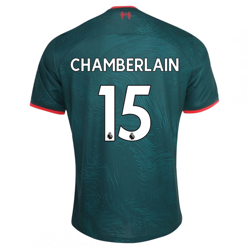 Enfant Maillot Alex Oxlade Chamberlain #15 Vert Foncé Troisieme 2022/23 T-shirt Belgique