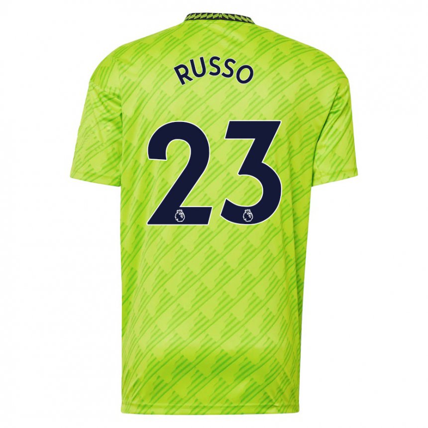 Kinder Alessia Russo #23 Hellgrün Ausweichtrikot Trikot 2022/23 T-shirt Belgien
