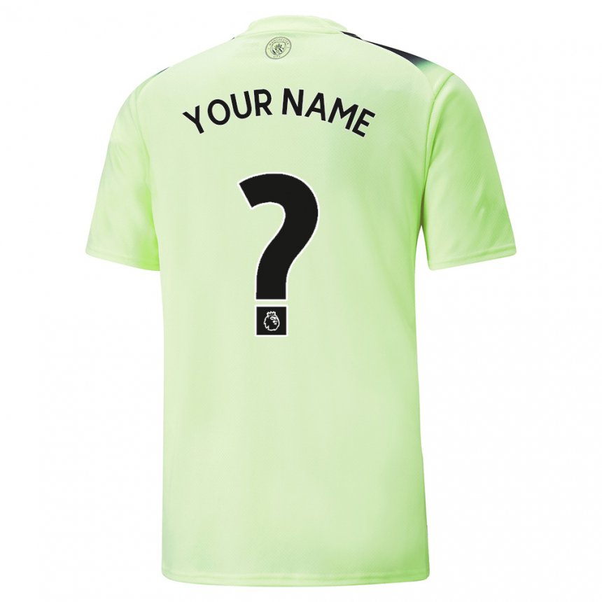 Kinder Ihren Namen #0 Grün Dunkelgrau Ausweichtrikot Trikot 2022/23 T-shirt Belgien