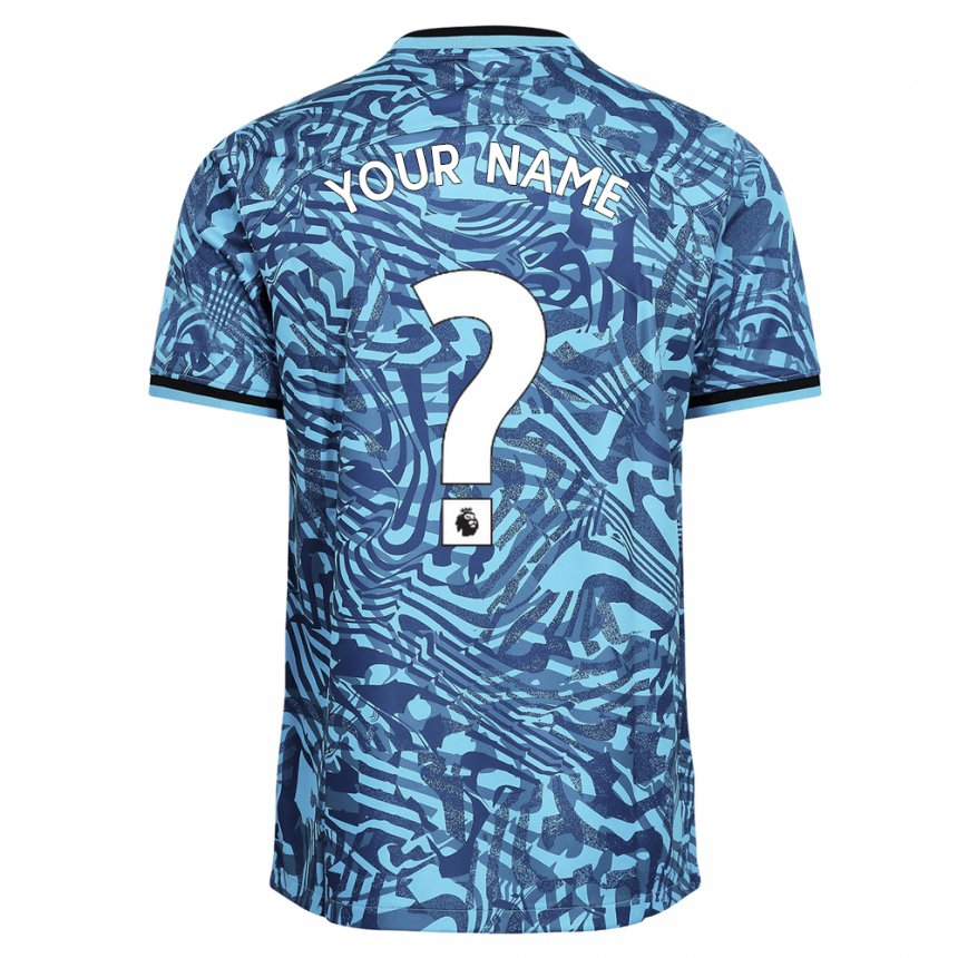 Enfant Maillot Votre Nom #0 Bleu Bleu Foncé Troisieme 2022/23 T-shirt Belgique