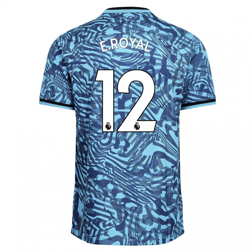 Kinder Emerson Royal #12 Blau Dunkelblau Ausweichtrikot Trikot 2022/23 T-shirt Belgien