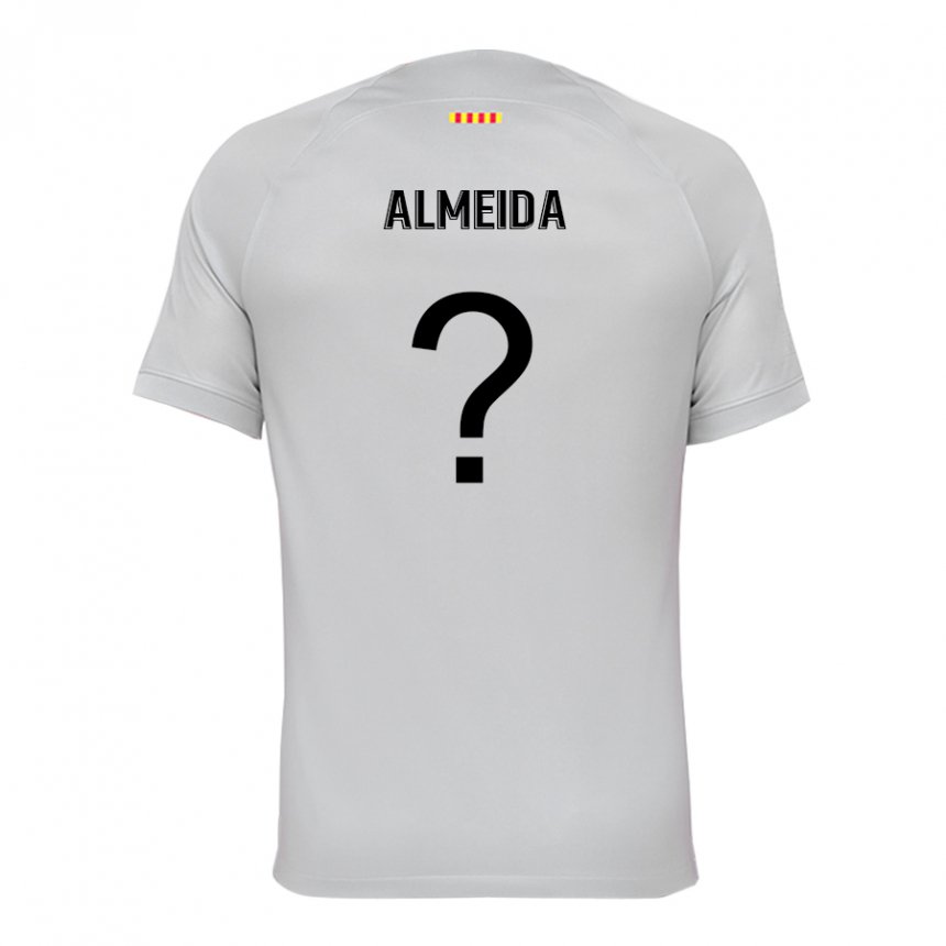 Homme Maillot Diego Almeida #0 Gris Rouge Bleu Troisieme 2022/23 T-shirt Belgique
