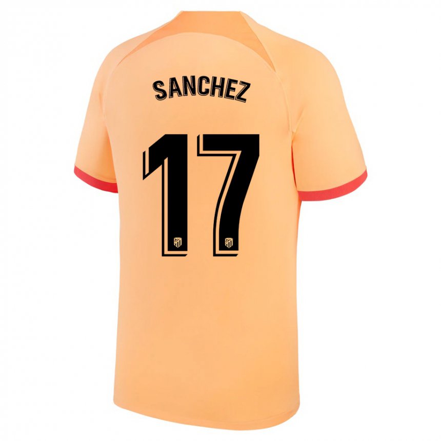 Homme Maillot Manu Sanchez #17 Orange Clair Troisieme 2022/23 T-shirt Belgique