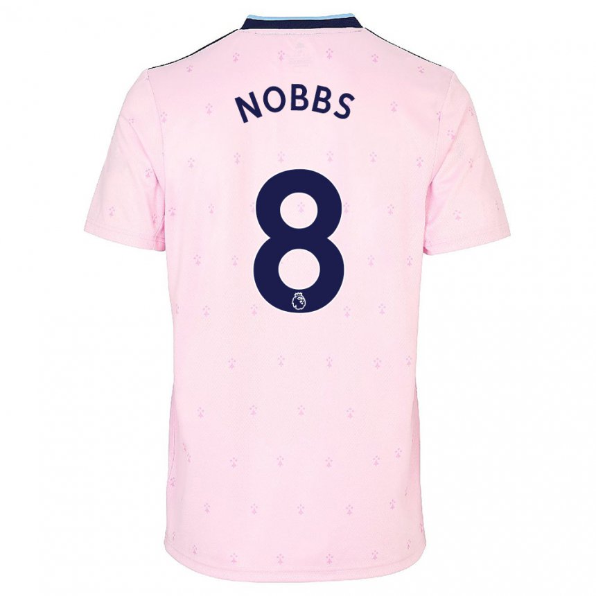 Homme Maillot Nobbs #8 Rose Marine Troisieme 2022/23 T-shirt Belgique