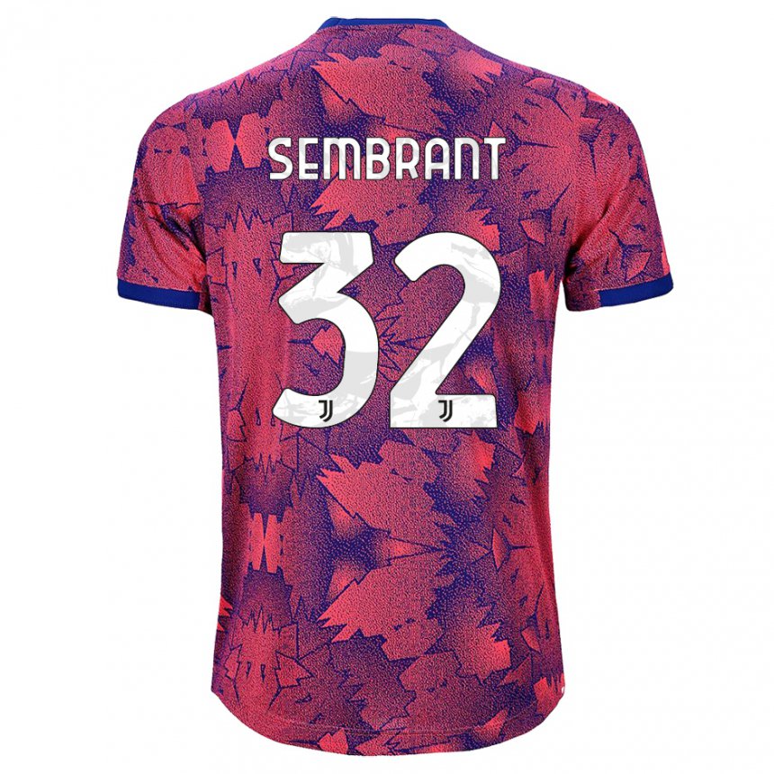 Herren Linda Sembrant #32 Rosarot Blau Ausweichtrikot Trikot 2022/23 T-shirt Belgien