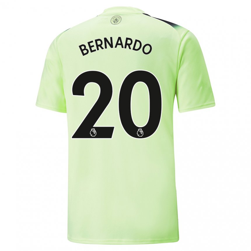 Homme Maillot Bernardo Silva #20 Vert Gris Foncé Troisieme 2022/23 T-shirt Belgique