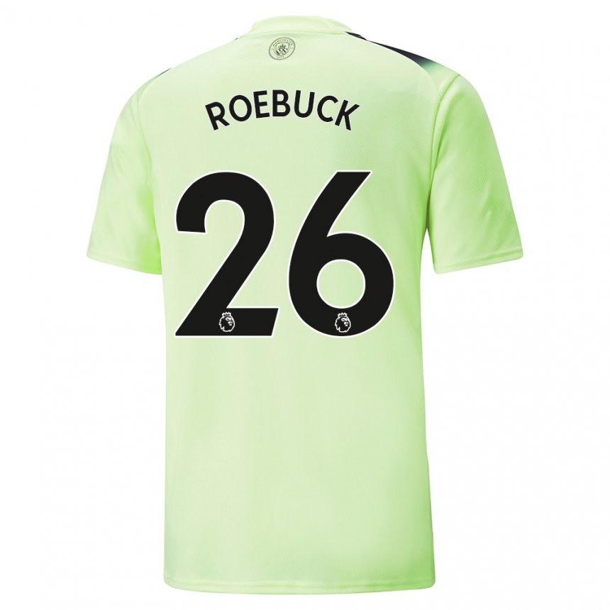 Homme Maillot Ellie Roebuck #26 Vert Gris Foncé Troisieme 2022/23 T-shirt Belgique