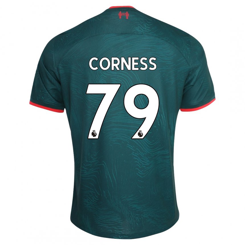Damen Dominic Corness #79 Dunkelgrün Ausweichtrikot Trikot 2022/23 T-shirt Belgien