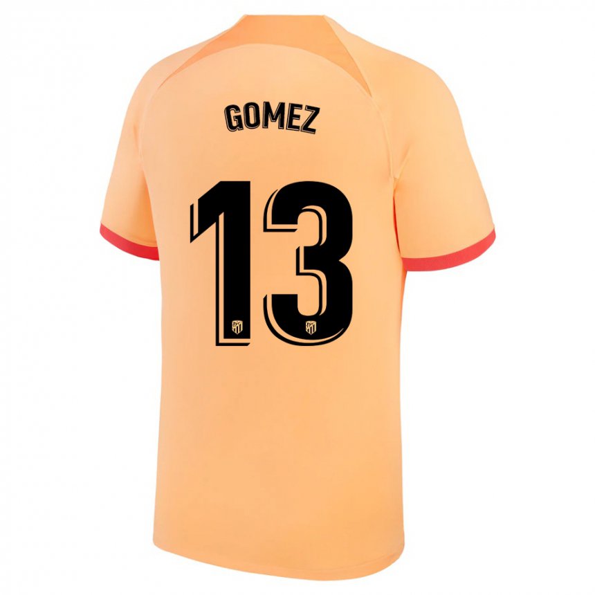 Damen Christian Gomez #13 Hellorange Ausweichtrikot Trikot 2022/23 T-shirt Belgien