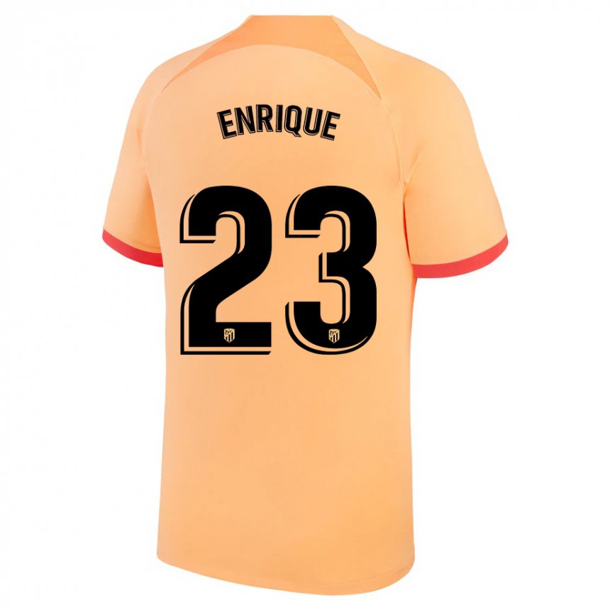 Damen Gustavo Enrique #23 Hellorange Ausweichtrikot Trikot 2022/23 T-shirt Belgien