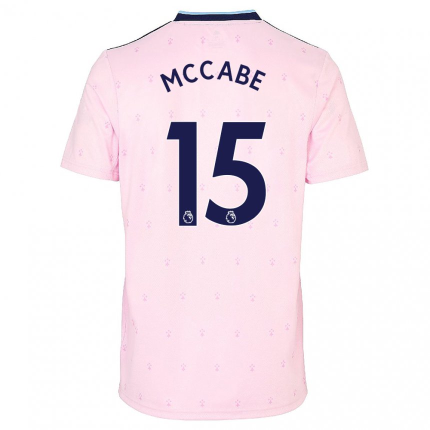 Femme Maillot Katie Mccabe #15 Rose Marine Troisieme 2022/23 T-shirt Belgique