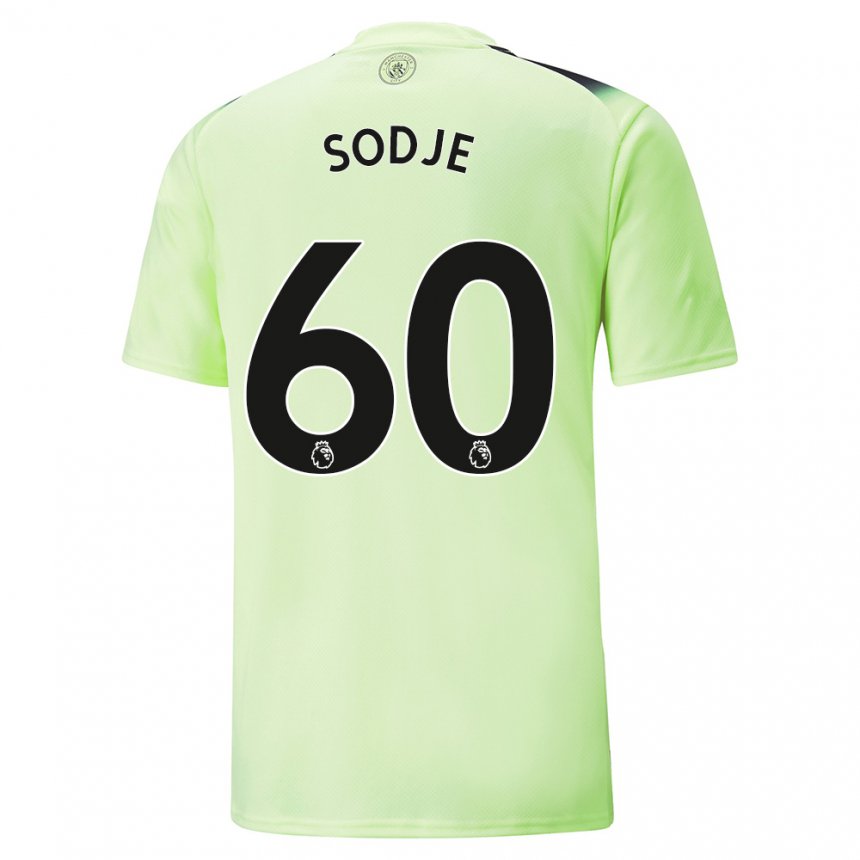 Femme Maillot Tai Sodje #60 Vert Gris Foncé Troisieme 2022/23 T-shirt Belgique