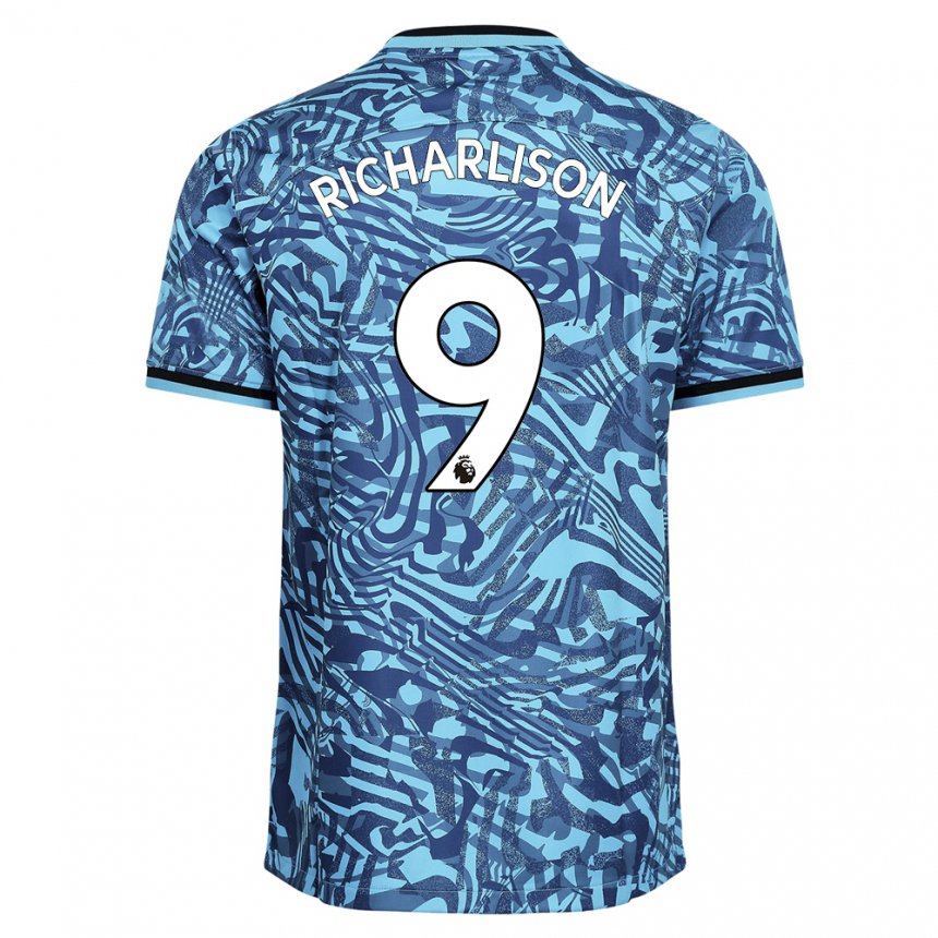 Damen Richarlison #9 Blau Dunkelblau Ausweichtrikot Trikot 2022/23 T-shirt Belgien