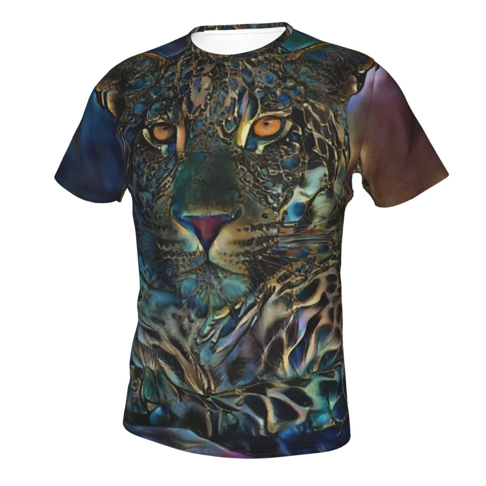 Laria Leopard Mix Mdeia-elementen Klassiek België T-shirt