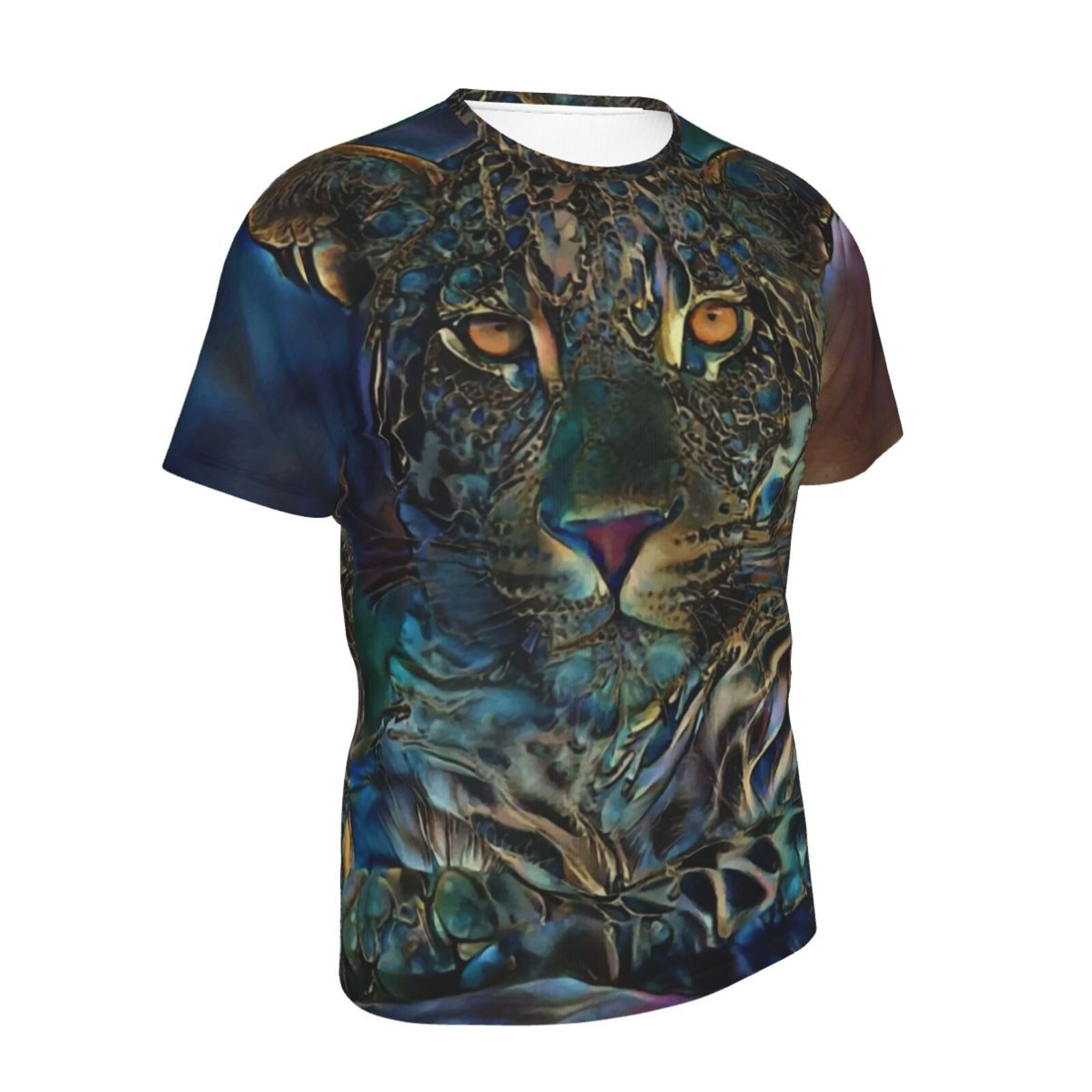 Laria Leopard Medien Mischen Elemente Klassisch Belgien T-shirt