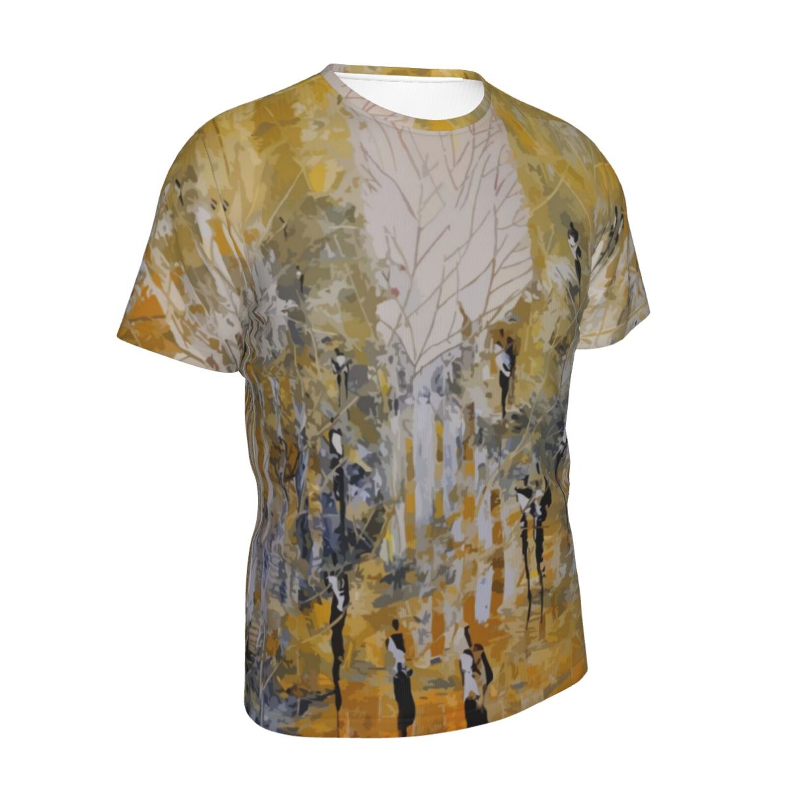T-shirt Belgique Classique D'éléments De Peinture Jaune Doux