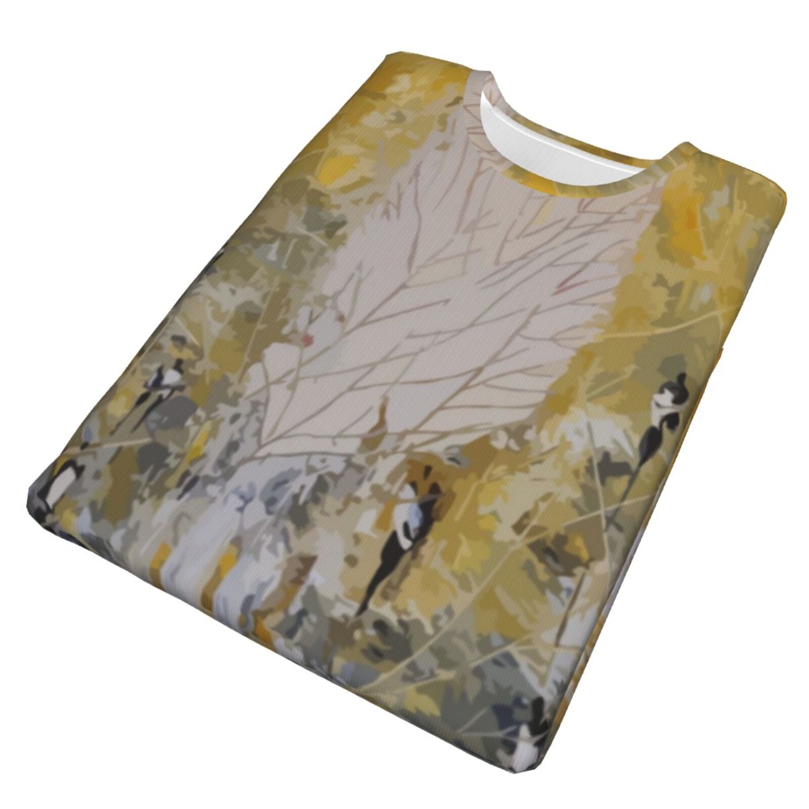 T-shirt Belgique Classique D'éléments De Peinture Jaune Doux