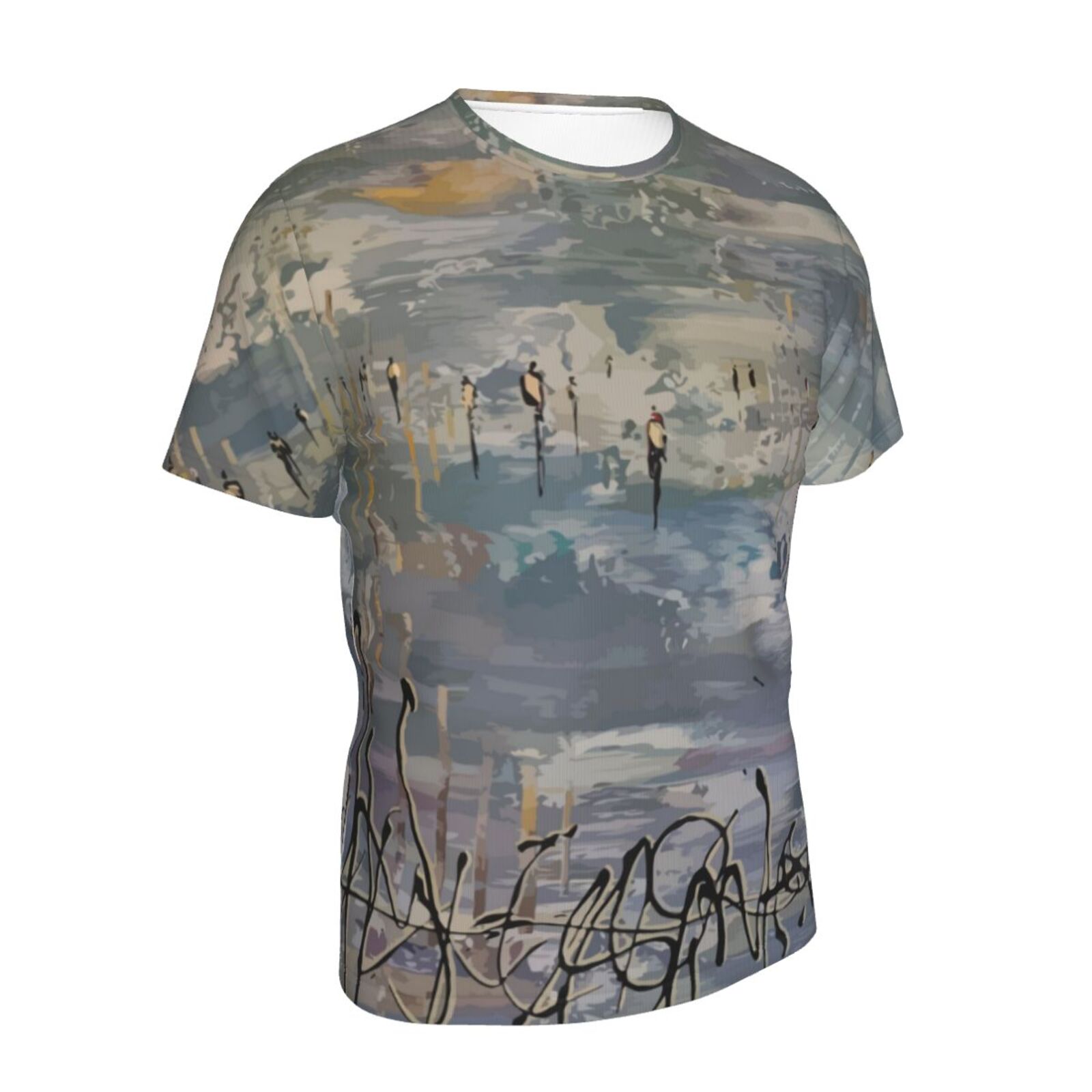 T-shirt Belgique Classique Talk To The Clouds Painting Elements