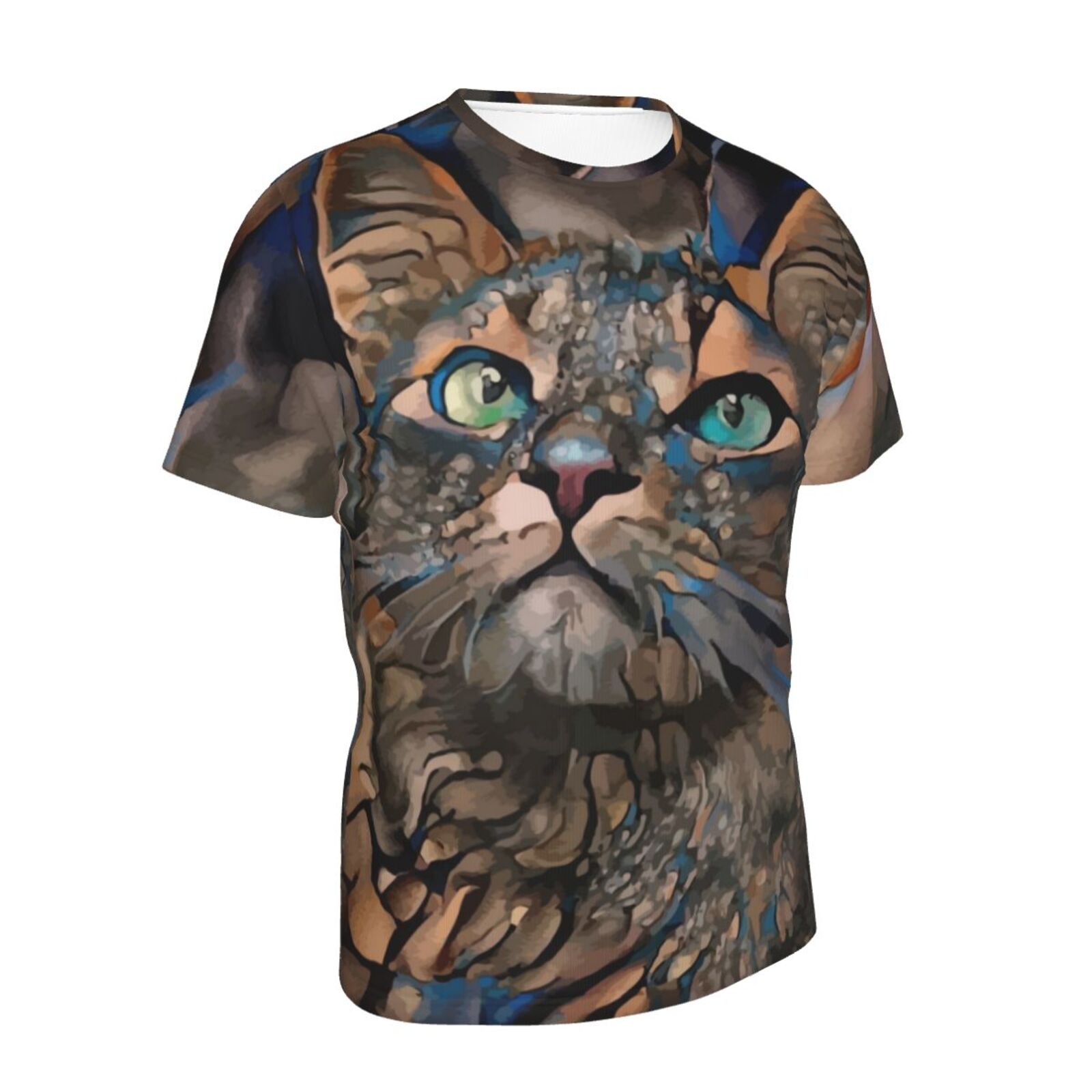 Lindo Katze Medien Mischen Elemente Klassisch Belgien T-shirt