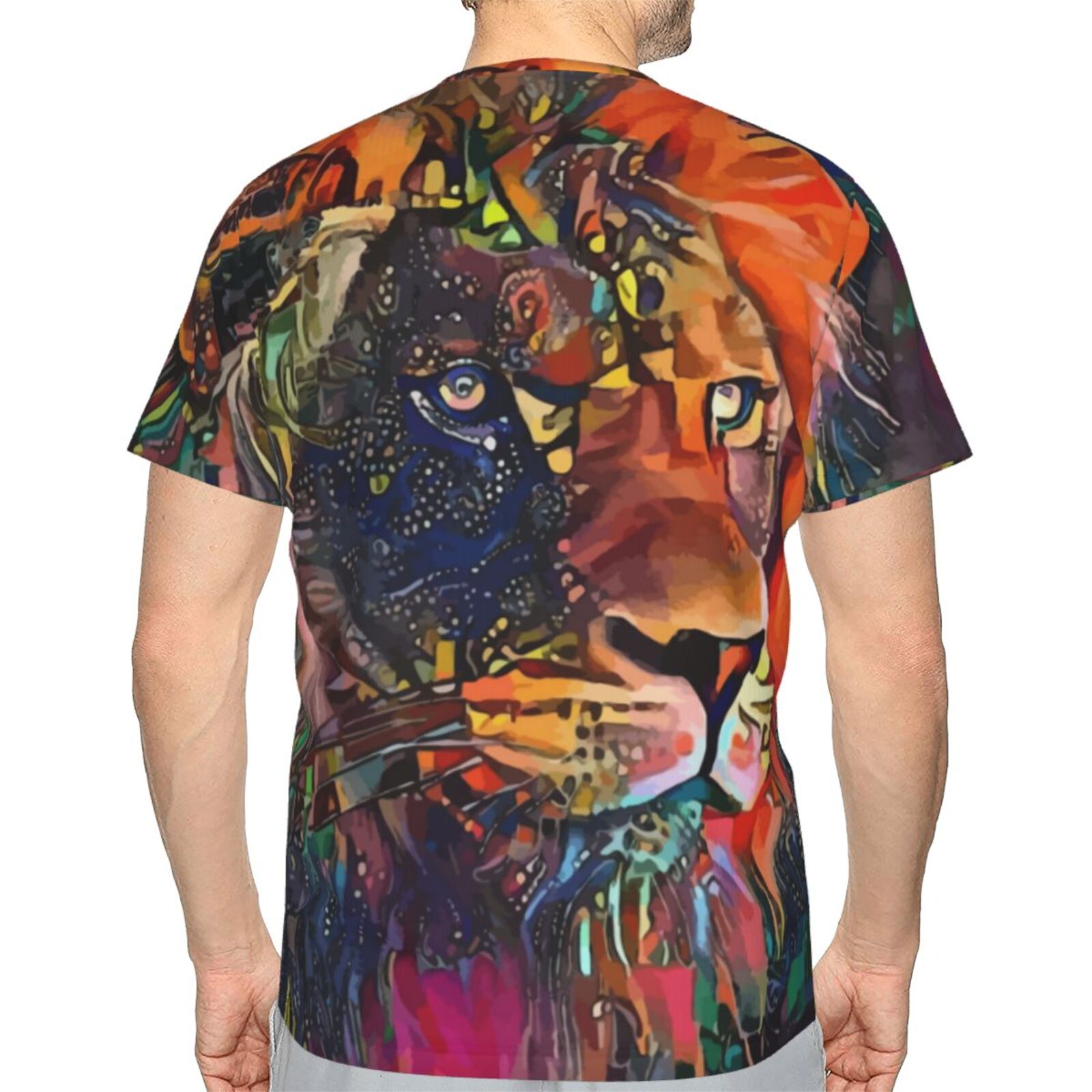 Nirkos Lion Medien Mischen Elemente Klassisch Belgien T-shirt