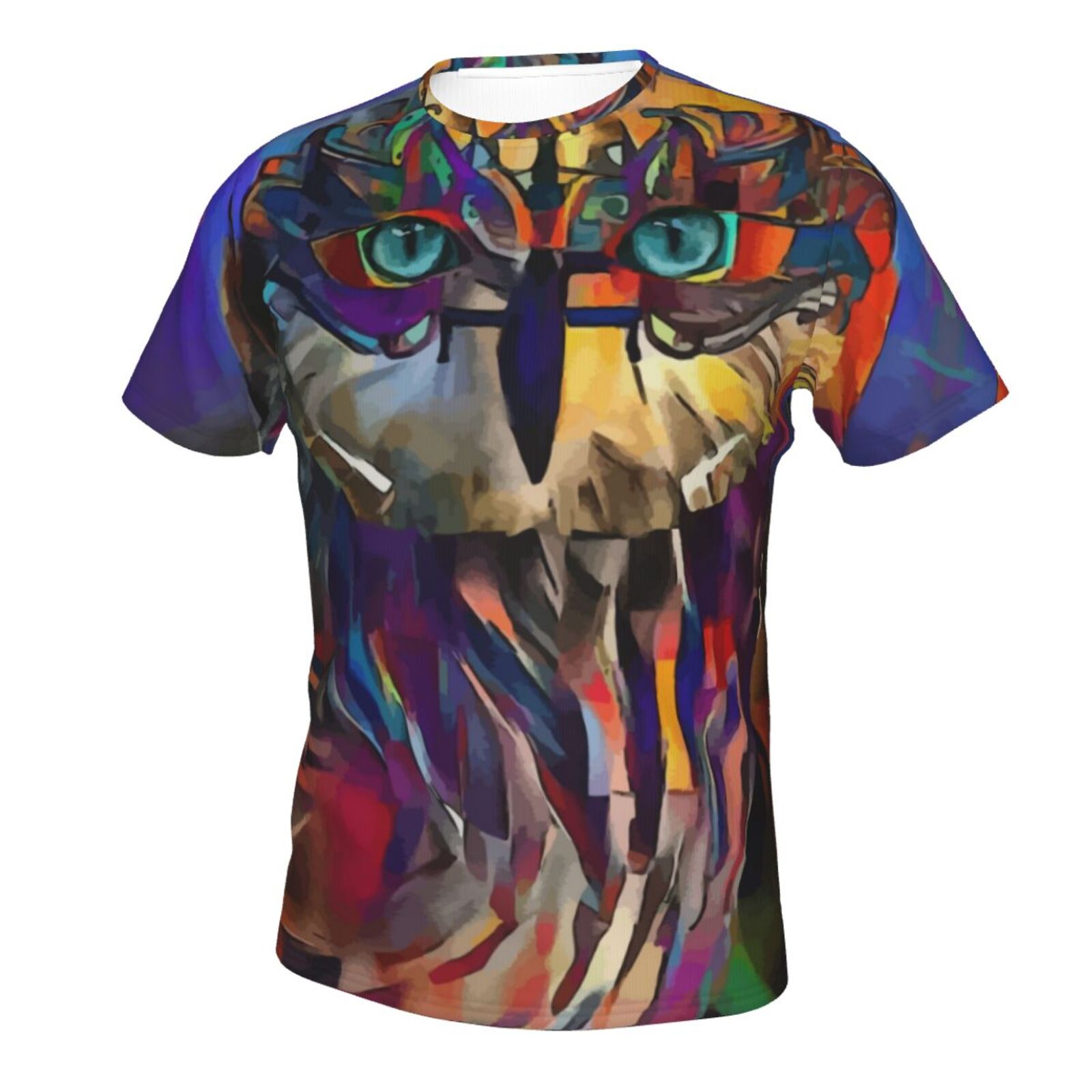 T-shirt Belgique Classique Chaman Owl Éléments Multimédias Mixtes